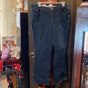 Blue jeans size 22w